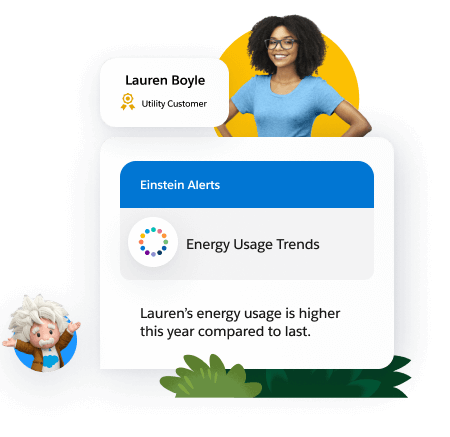 screenshot of Energy & Utilities Cloud